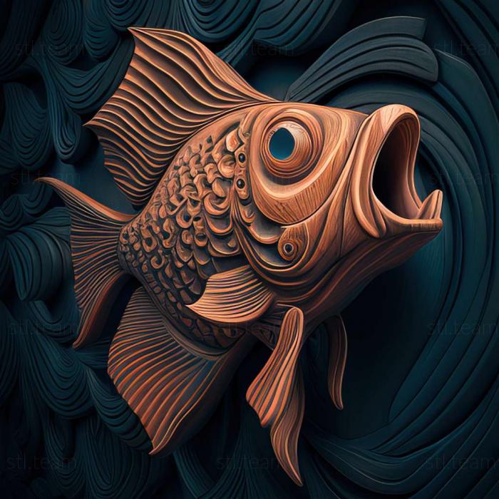 3D model Telescope fish fish (STL)